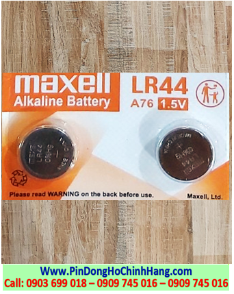 Pin Maxell LR44 _Pin A76 _Pin AG13